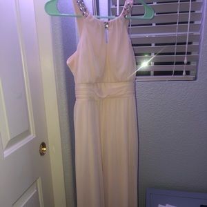 LONG light pink/peach dress🛍.